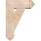 Ekena Millwork Traditional Arts and Crafts Smooth Bracket w/ Offset Brace, Douglas Fir, 7 1/2"W x 20"D x 28"H BKT0806X20X28TRA03SDF - alternate 4
